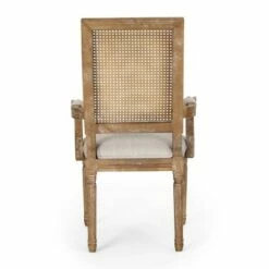 Set of 4 Maria French Country Wood and Cane Upholstered Dining Chairs - Christopher Knight Home Beige/natural -Dining Chairs And Benches Official Shop unnamed file 637