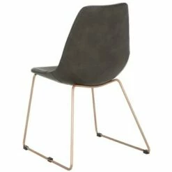 Set of 2 Dorian Mid-Century Modern Leather Dining Chairs - Safavieh Light Brown/brass -Dining Chairs And Benches Official Shop unnamed file 6445