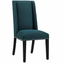 Set of 2 Baron Dining Chair Fabric Azure - Modway