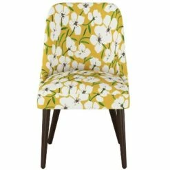 Sherrie Dining Chair Botanical - Skyline Furniture Helsinki Block Lavender