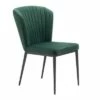 Set of 2 Art Deco Velvet Dining Chairs - ZM Home Green -Dining Chairs And Benches Official Shop unnamed file 6535