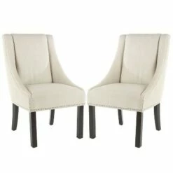 Set of 2 Morris Nailhead Dining Chair - Safavieh Cream -Dining Chairs And Benches Official Shop unnamed file 6550
