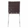 Set of 4 Modern Dining Chair - ZM Home Brown