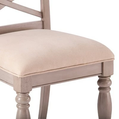 Set of 2 Simhurst Upholstered Dining Chairs Gray - Aiden Lane 11 Set of 2 Simhurst Upholstered Dining Chairs Gray - Aiden Lane - Image 9