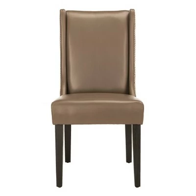 Set of 2 Sher Dining Chair Brown - Safavieh 4 Set of 2 Sher Dining Chair Brown - Safavieh - Image 2