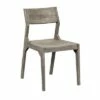 Set of 2 Yukon Angle Back Dining Chairs Gray - Treasure Trove Accents