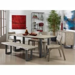 Set of 2 Yukon Angle Back Dining Chairs Gray - Treasure Trove Accents -Dining Chairs And Benches Official Shop unnamed file 6698