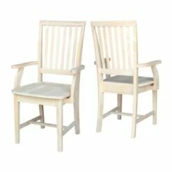 Mission Side Chair with Arms Unfinished - International Concepts 12 Mission Side Chair with Arms Unfinished - International Concepts -Dining Chairs And Benches Official Shop unnamed file 670