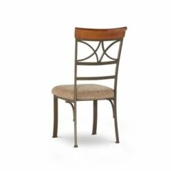 Set of 2 Carter Dining Chair Metal/Tan/Cherry - Powell Company -Dining Chairs And Benches Official Shop unnamed file 6707