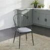Olivia & May Fabric and Metal Dining Chair Black - Olivia & May -Dining Chairs And Benches Official Shop unnamed file 6728