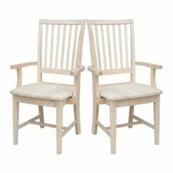 Mission Side Chair with Arms Unfinished - International Concepts 17 Mission Side Chair with Arms Unfinished - International Concepts -Dining Chairs And Benches Official Shop unnamed file 675