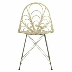 Set of 2 Madeline Rattan Dining Chair White Wash/Dark Steel - Safavieh -Dining Chairs And Benches Official Shop unnamed file 6760