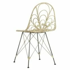 Set of 2 Madeline Rattan Dining Chair White Wash/Dark Steel - Safavieh -Dining Chairs And Benches Official Shop unnamed file 6761