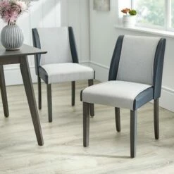 Grayson Dining Chair Gray/Navy - angelo:Home