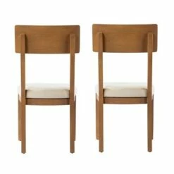 Set of 2 Trelltre Dining Chairs with Cushions Natural - Aiden Lane -Dining Chairs And Benches Official Shop unnamed file 6803