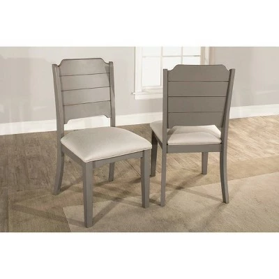 Set of 2 Clarion Dining Chair Gray - Hillsdale Furniture 3 Set of 2 Clarion Dining Chair Gray - Hillsdale Furniture