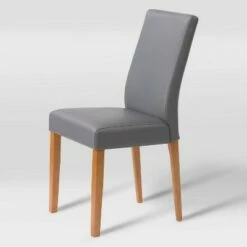 Set of 2 Alpine Two-Toned Dining Chairs Gray/Cherry Red - CorLiving -Dining Chairs And Benches Official Shop unnamed file 6882