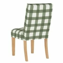 Kendra Slipcover Dining Chair in Pattern - Skyline Furniture Buffalo Gingham Buttercup -Dining Chairs And Benches Official Shop unnamed file 6941