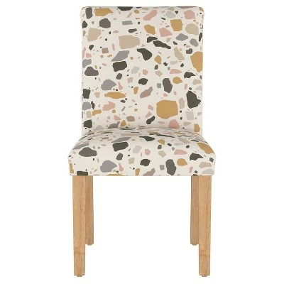 Hendrix Dining Chair in Abstract - Skyline Furniture Mustard 2 Hendrix Dining Chair in Abstract - Skyline Furniture Mustard