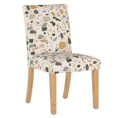 Hendrix Dining Chair in Abstract - Skyline Furniture Mustard 8 Hendrix Dining Chair in Abstract - Skyline Furniture Mustard - Image 7