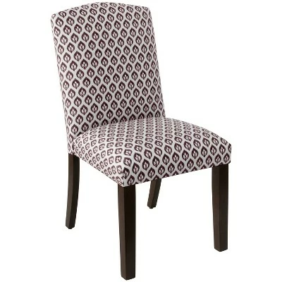 Alex Camel Back Dining Chair in Damask - Skyline Furniture Block Paisley Navy 10 Alex Camel Back Dining Chair in Damask - Skyline Furniture Block Paisley Navy - Image 8