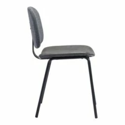 Set of 2 Warner Dining Chairs Gray - ZM Home