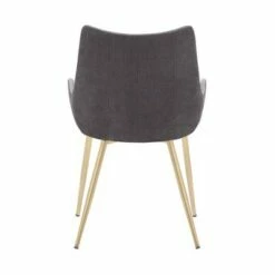 Avery Fabric/Metal Dining Room Chair Gray - Armen Living -Dining Chairs And Benches Official Shop unnamed file 708