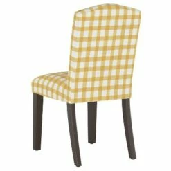 Alex Camel Back Patterned Dining Chair Buffalo Gingham Buttercup - Skyline Furniture -Dining Chairs And Benches Official Shop unnamed file 7083