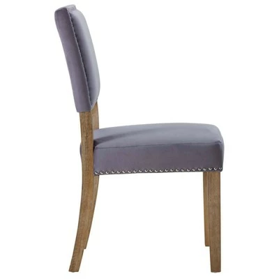 Oblige Wood Dining Chair Gray - Modway 4 Oblige Wood Dining Chair Gray - Modway - Image 2