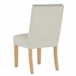 Kendra Slipcover Dining Chair in Stripes Taupe - Skyline Furniture -Dining Chairs And Benches Official Shop unnamed file 7101