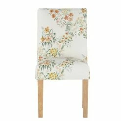 Kendra Slipcover Dining Chair in Botanical Print Lucinda Floral Harvest - Skyline Furniture