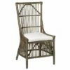 Set of 2 Lola Rattan Dining Chair Brown - East At Main