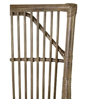 Set of 2 Lola Rattan Dining Chair Brown - East At Main 6 Set of 2 Lola Rattan Dining Chair Brown - East At Main - Image 4