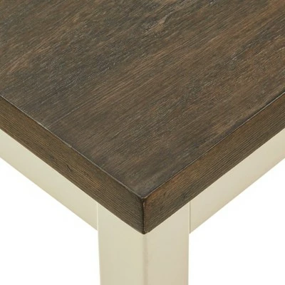 Set of 2 Torrence Two Toned Dining Chairs Dark Walnut/White - Lifestorey 10 Set of 2 Torrence Two Toned Dining Chairs Dark Walnut/White - Lifestorey - Image 8