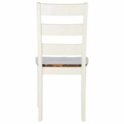Set of 2 Silio Ladder Back Dining Chairs White/Natural - Safavieh 14 Set of 2 Silio Ladder Back Dining Chairs White/Natural - Safavieh -Dining Chairs And Benches Official Shop unnamed file 7171