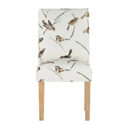 Kendra Slipcover Dining Chair Cream/Green - Skyline Furniture 3 Kendra Slipcover Dining Chair Cream/Green - Skyline Furniture