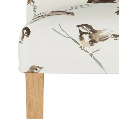 Kendra Slipcover Dining Chair Cream/Green - Skyline Furniture 6 Kendra Slipcover Dining Chair Cream/Green - Skyline Furniture - Image 4