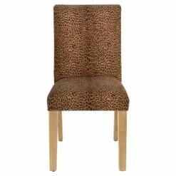 Hendrix Dining Chair in Animal Print - Skyline Furniture Cheetah Earth -Dining Chairs And Benches Official Shop unnamed file 7241