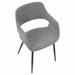 Set of 2 Margarite Mid Century Modern Dining, Accent Chair - LumiSource Orange -Dining Chairs And Benches Official Shop unnamed file 727