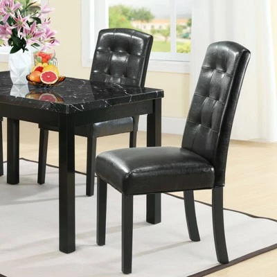 Set of 2 Perdure Dining Chairs Black - Modway 5 Set of 2 Perdure Dining Chairs Black - Modway - Image 3