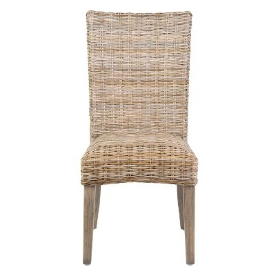 Set of 2 Carina Rattan Dining Chair Brown - East At Main 3 Set of 2 Carina Rattan Dining Chair Brown - East At Main