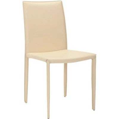 Karna 19"H Dining Chair (Set of 2) - Cream - Safavieh 4 Karna 19"H Dining Chair (Set of 2) - Cream - Safavieh - Image 2