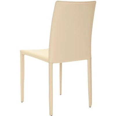 Karna 19"H Dining Chair (Set of 2) - Cream - Safavieh 5 Karna 19"H Dining Chair (Set of 2) - Cream - Safavieh - Image 3