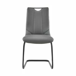Set of 2 Pacific Faux Leather Finish Dining Chair Gray/Black - Armen Living 13 Set of 2 Pacific Faux Leather Finish Dining Chair Gray/Black - Armen Living -Dining Chairs And Benches Official Shop unnamed file 7384
