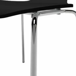 Set of 6 Saladin Mid-Century Modern Armless Dining Chairs - Handy Living Black -Dining Chairs And Benches Official Shop unnamed file 7396