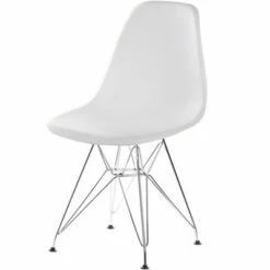 Fabulaxe Mid-Century Modern Style Plastic DSW Shell Dining Chair with Metal Legs, White 21 Fabulaxe Mid-Century Modern Style Plastic DSW Shell Dining Chair with Metal Legs, White -Dining Chairs And Benches Official Shop unnamed file 7411