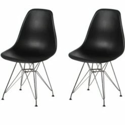 Fabulaxe Mid-Century Modern Style Plastic DSW Shell Dining Chair with Metal Legs, White 24 Fabulaxe Mid-Century Modern Style Plastic DSW Shell Dining Chair with Metal Legs, White -Dining Chairs And Benches Official Shop unnamed file 7414