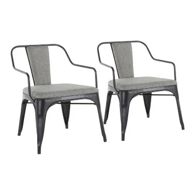 Set of 2 Oregon Industrial Dining Chairs - LumiSource Antiqued Espresso 13 Set of 2 Oregon Industrial Dining Chairs - LumiSource Antiqued Espresso - Image 11
