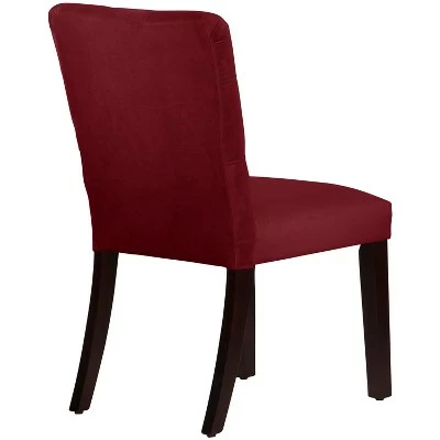 Paulina Tufted Dining Chair Velvet - Skyline Furniture Light Gray 5 Paulina Tufted Dining Chair Velvet - Skyline Furniture Light Gray - Image 3