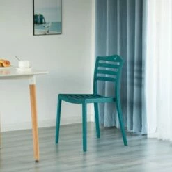 Fabulaxe Modern Plastic Dining Chair with Ladderback Design 24 Fabulaxe Modern Plastic Dining Chair with Ladderback Design -Dining Chairs And Benches Official Shop unnamed file 7533